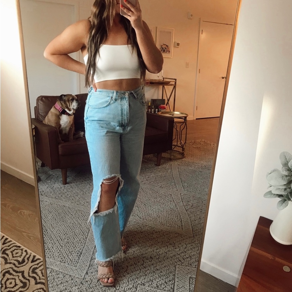 BDG light wash high rise baggy jeans size 32 - Picture 2 of 5